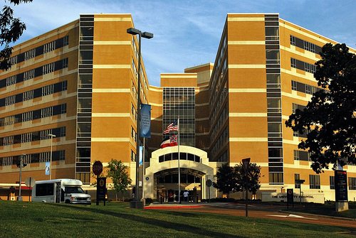 Entrance of the University Hospital