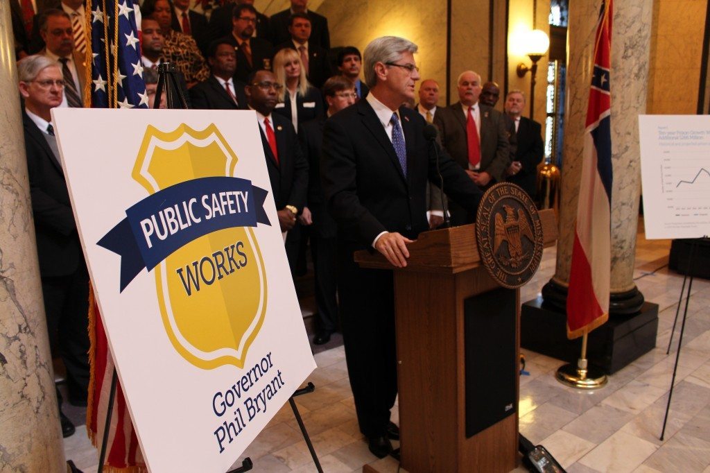 Gov. Bryant unveils task force report, Dec. 17, 2013. (Credit: governorbryant.com)