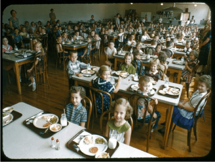 New Albany Elementary, Union County, 1956 (courtesy of Bill and Rita Bender)